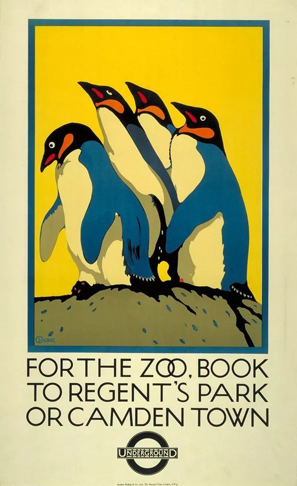 ▲For the Zoo Book to Regent’s Park，1921Charles Paine