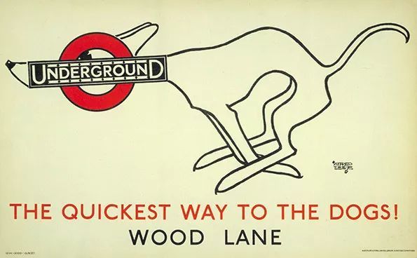 ▲The Quickest Way to the Dogs，1927Alfred Leete