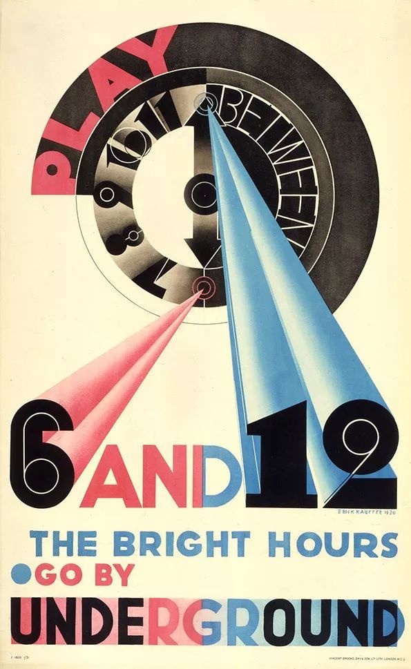 ▲Play Between 6 and 12，1931Edward Knight Kauffer