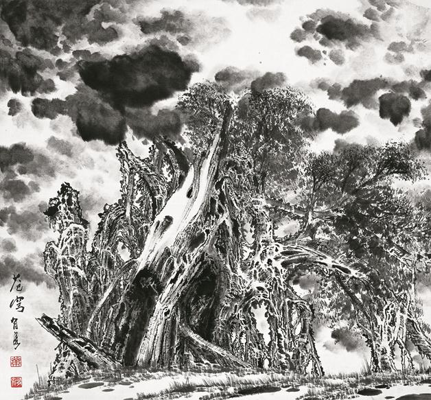 《苍穹副本》作者：冀有泉品类：国画