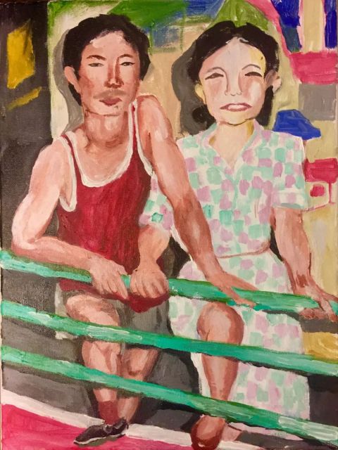 阿莫的画——李笑男