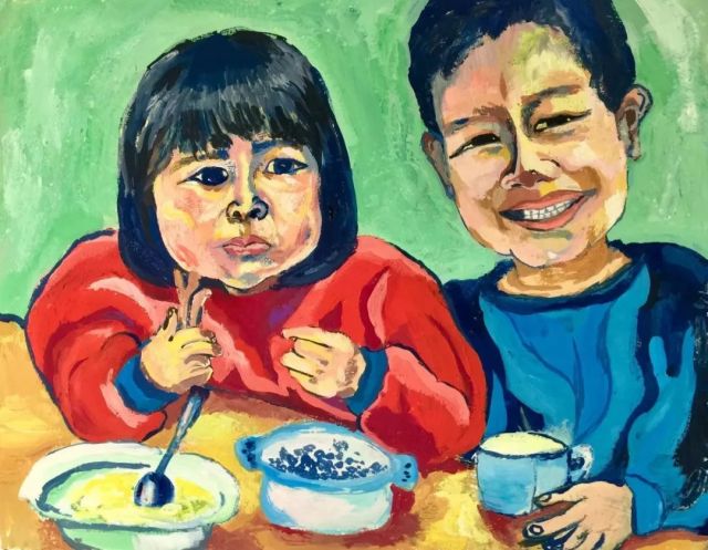 阿莫的画——李笑男