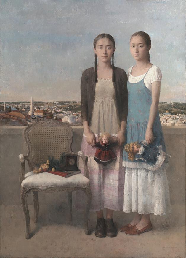 《《七月》》作者：杨世斌创作年代：2014规格：181cmx133cm品类：油画