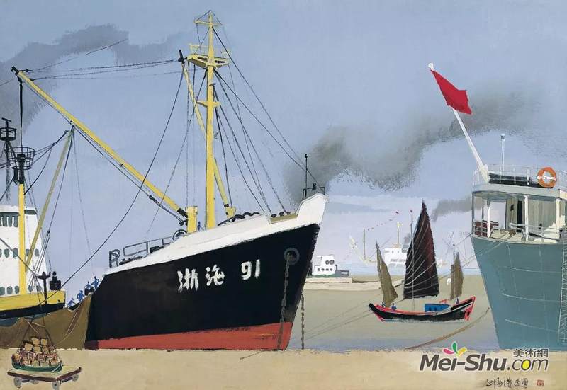 《黄浦江》袁运甫1973