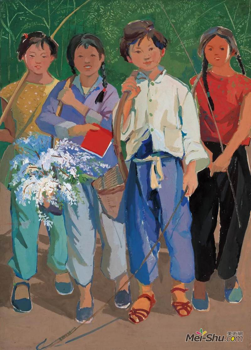 《下课了》袁运甫1972