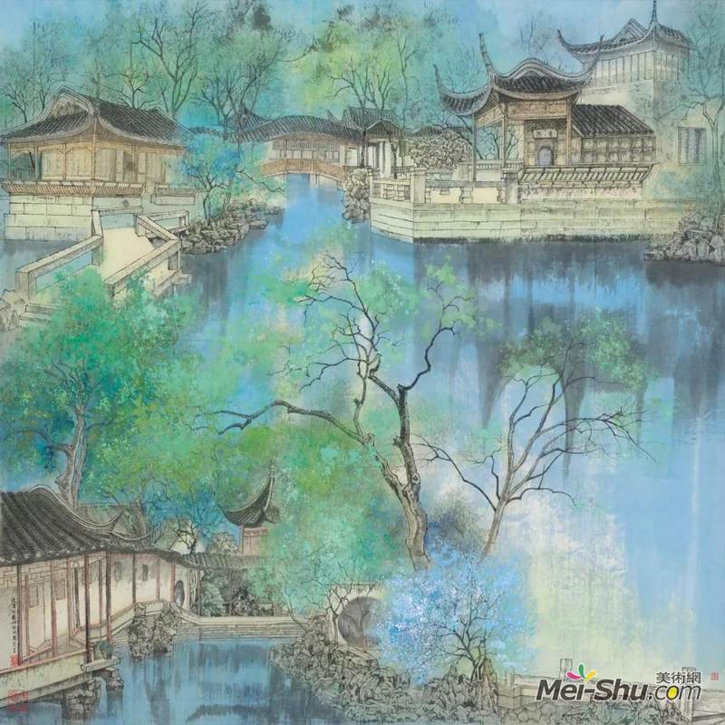 《拙政园》袁运甫1990