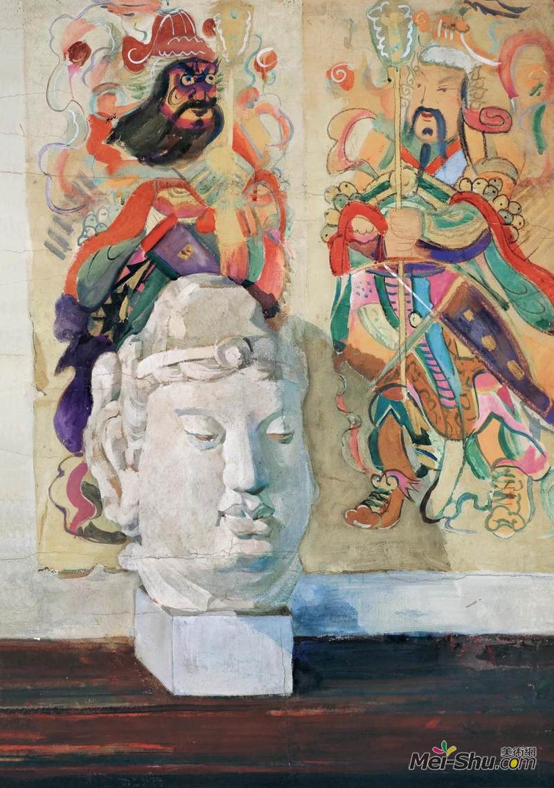 《佛像与门画》袁运甫1959