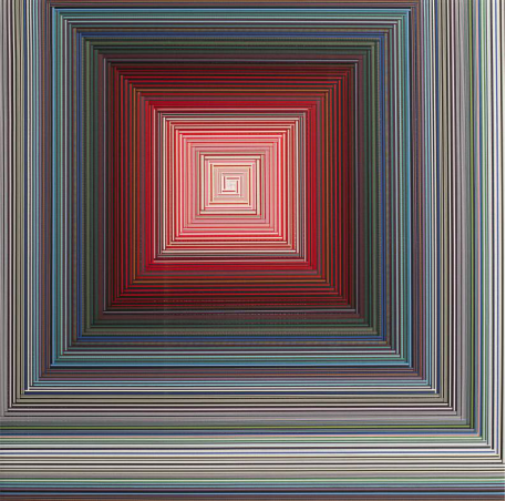 戴丹丹-《编 No.24》-120×120cm-织物-2014