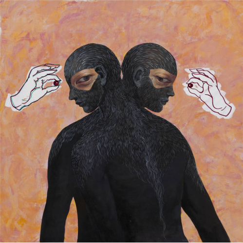 谢堃-《相信是一种强烈的幻觉》-100×100cm-布面丙烯-2017