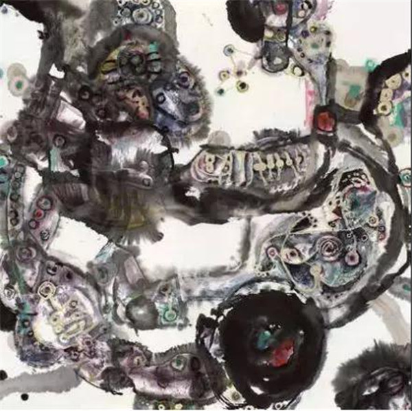 惊蛰系列之十| 纸本设色 | 68cmX68cm | 1992