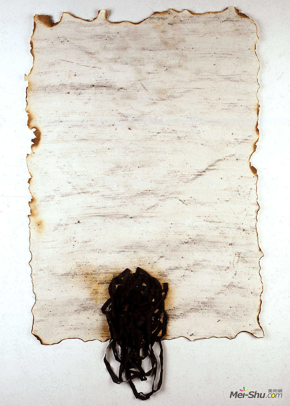 《沉默。带子上的诗》作者：科斯蒂斯 规格：110×70cm