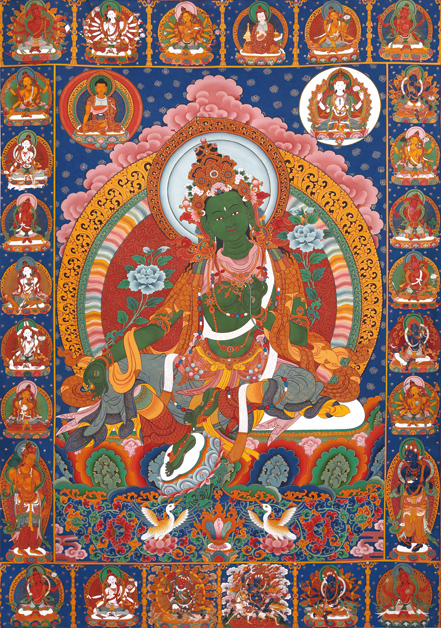 《二十一度母》规格:150×104cm