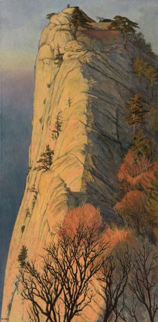 华山十年——田学森油画展