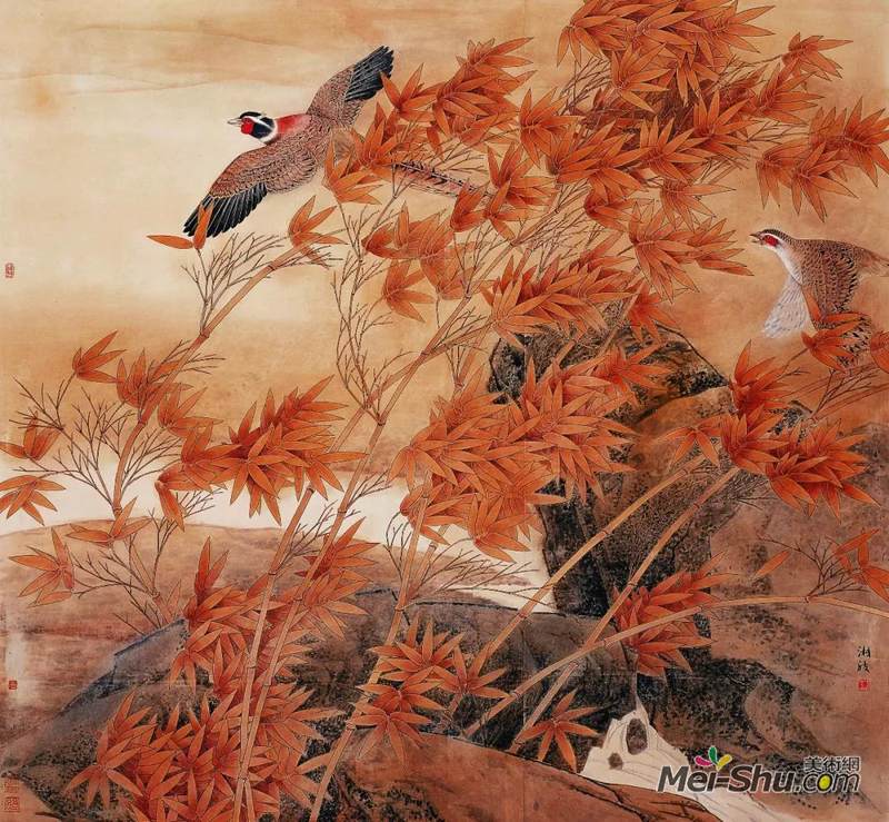 四季·秋风143cm×156cm纸本设色