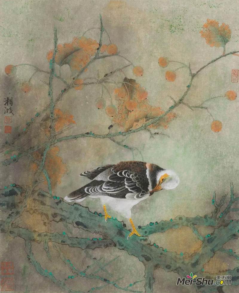 高秋67cm×46cm纸本设色