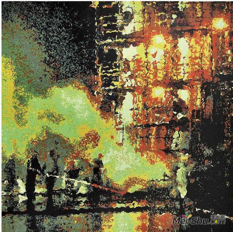 王光正 《沸腾》 60×60cm 2009年
