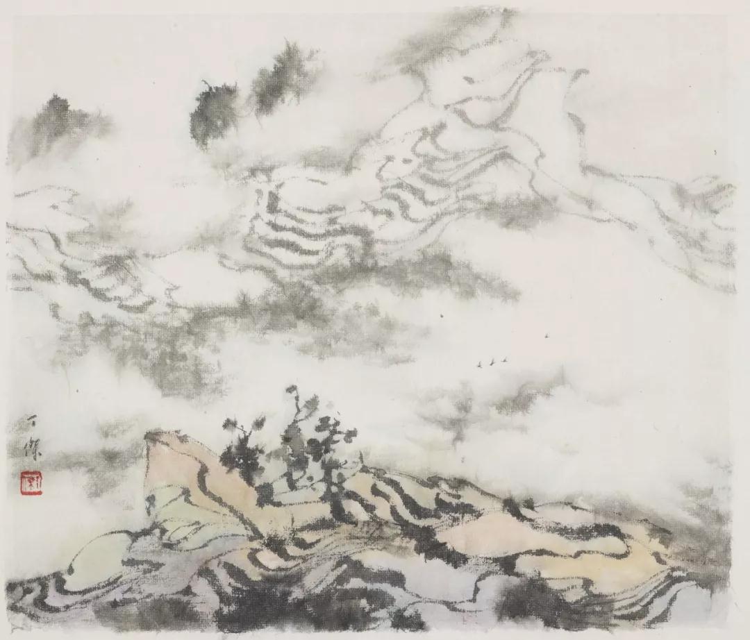 梯田系列之二 47cm×56cm