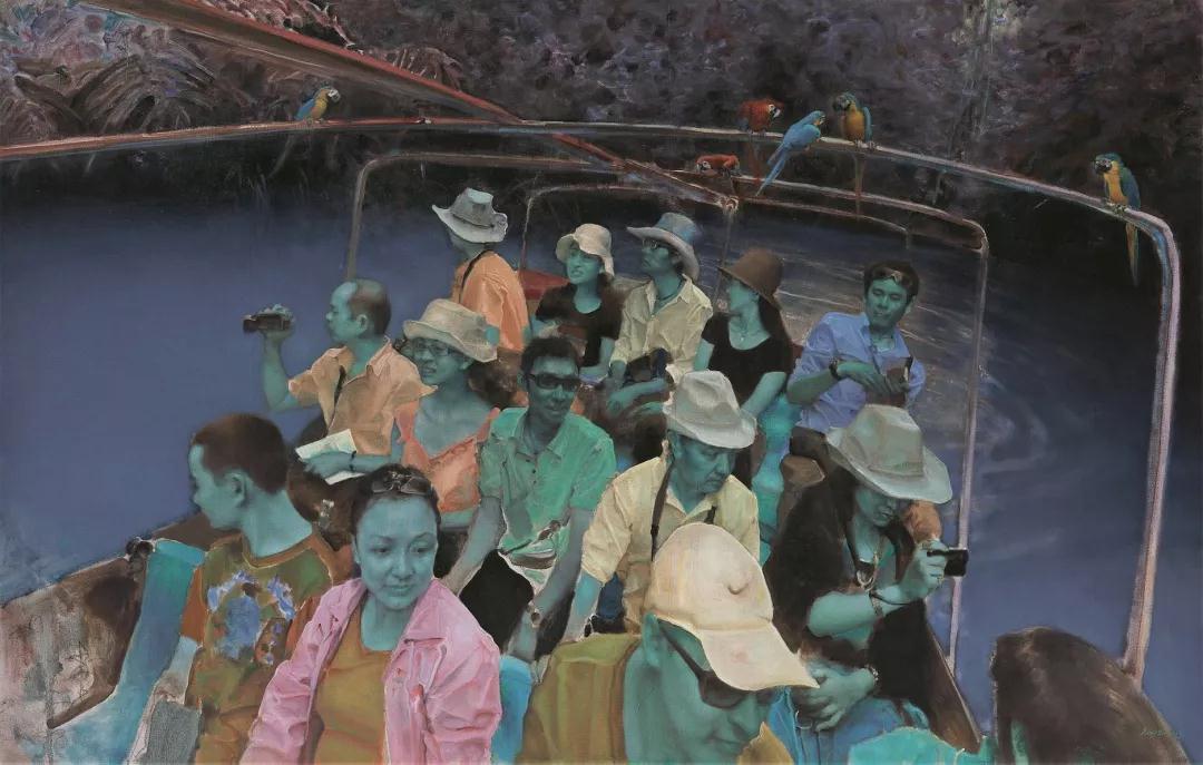 《遐想》布面油畫180cmx280cm 2012