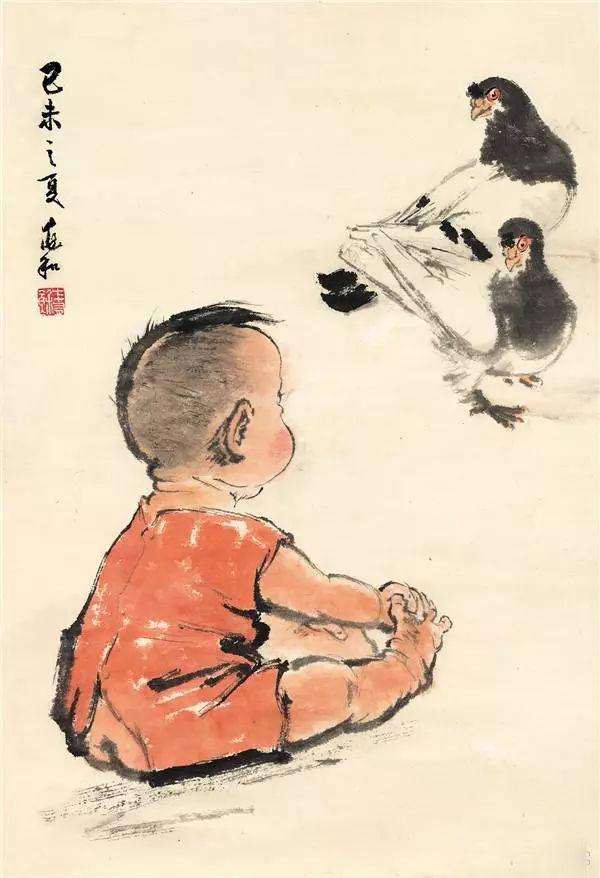 回顾百年巨匠蒋兆和的水墨人物画，感受人性的光辉