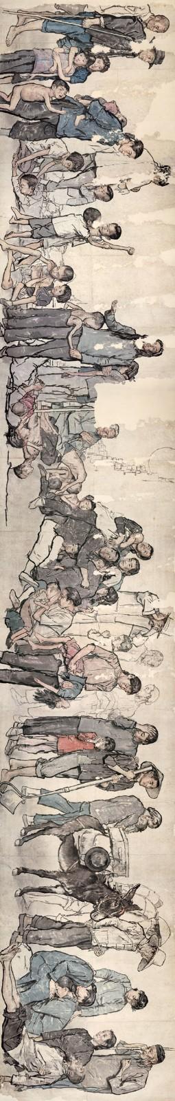 回顾百年巨匠蒋兆和的水墨人物画，感受人性的光辉