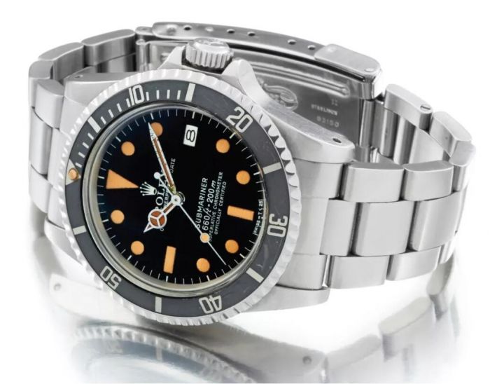 劳力士1680型号「SUBMARINER」精钢炼带腕表备日期显示，约1978年制