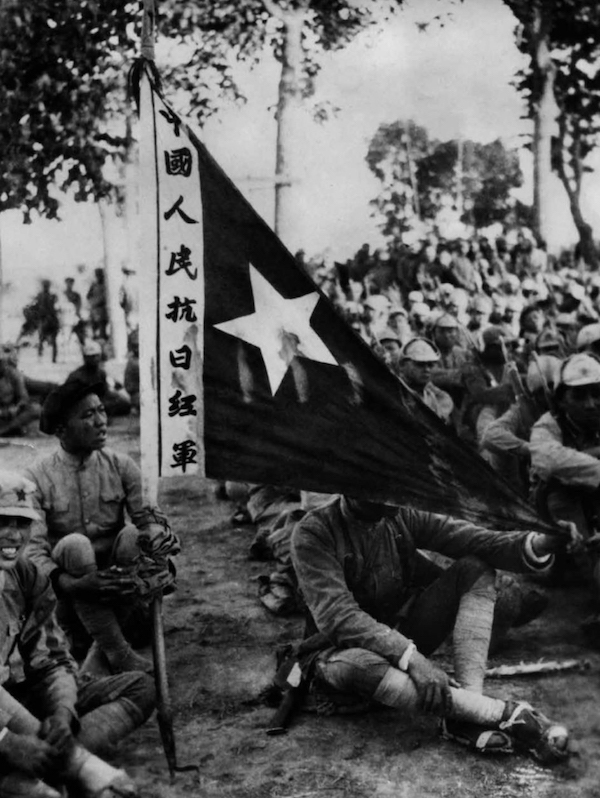 童小鹏，1937年5月 , 红军总指挥部在云阳召开大会时的红军部队 , 延安