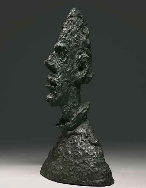 迭戈之头 Head of a Man I (Diego)，1954，青铜，图片来源：Sotheby