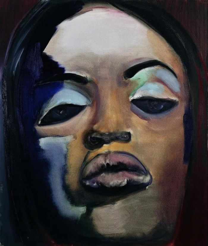 马琳·杜马斯，《娜奥米》，1995。Stedelijk Museum Amsterdam