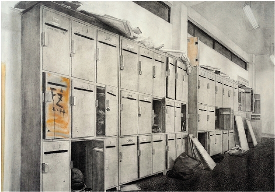 胡晨阳（湖北美术学院） 储物柜 51×73cm