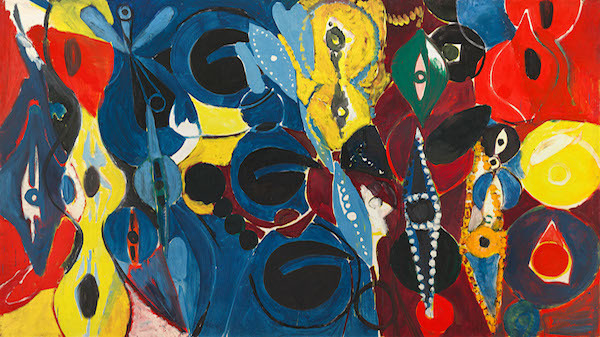 恩斯特·维尔海姆·奈伊《的研究(一)/Study I for ‘The Morning’》，1965，板上油画