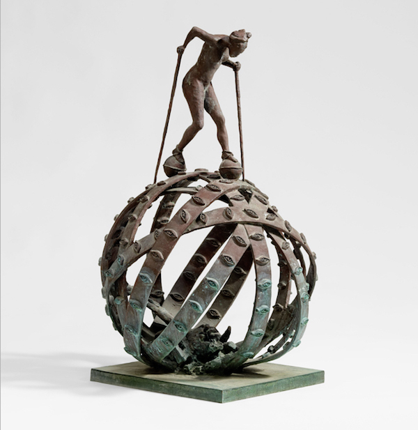 约尔格·伊门多夫《球上的女人》，1989，青铜