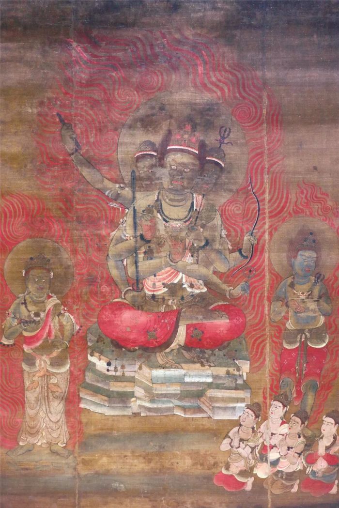 降三世明王像 来振寺藏 谢田/摄