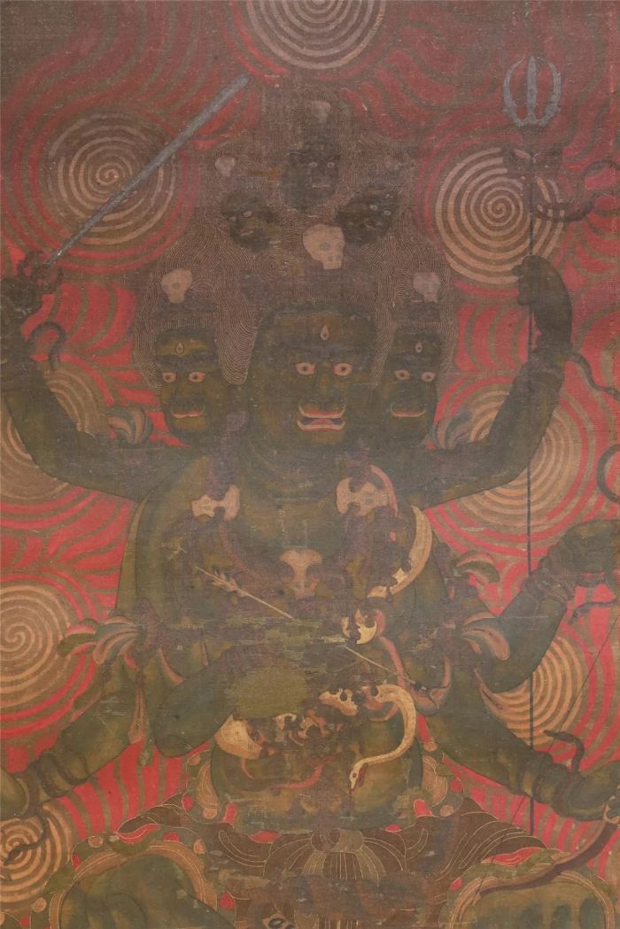 大威德明王像 来振寺藏 谢田/摄