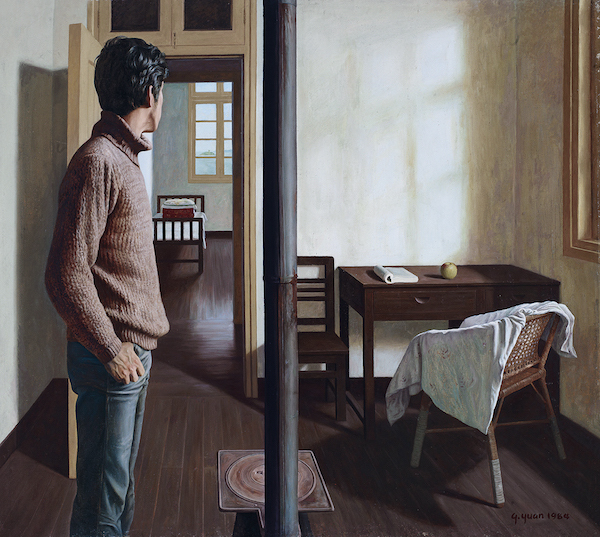 袁庆一，《春天来了》，布面油画，1984 泰康收藏