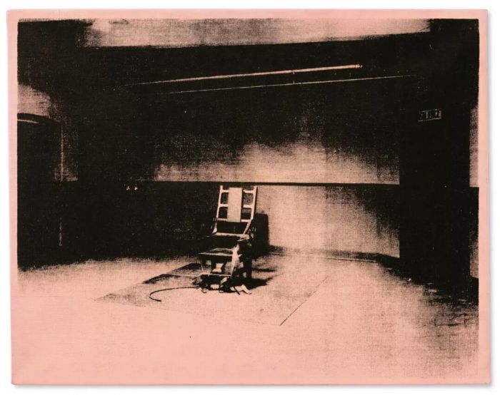 安迪·沃霍尔（1928-1987）《小电椅》，压克力 丝网印刷油墨 画布，22 x 28 in. 1964-1965年作，估价：6,000,000 - 8,000,000美元。佳士得纽约将于5月15日举行的战后及当代艺术晚间拍卖呈献此作品
