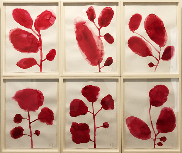 《莱弗勒斯》，水粉画，6套，59.7×45.7cm，2009 （创作于艺术家去世前一年）路易丝·布尔乔亚信托机构收藏