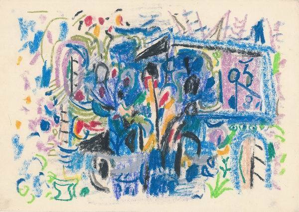 《无题》，吴大羽，1970年，大未来林舍画廊