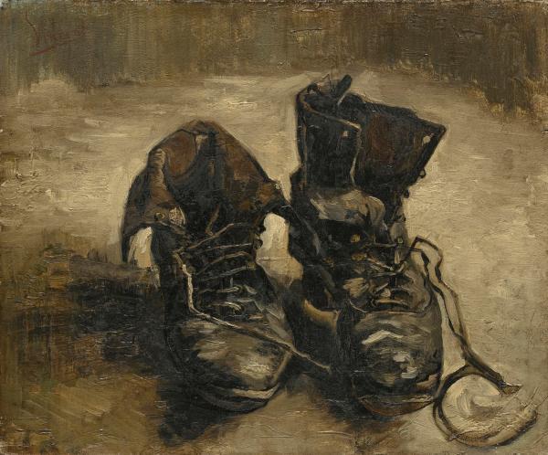 《鞋子》，1886年，阿姆斯特丹梵高博物馆收藏