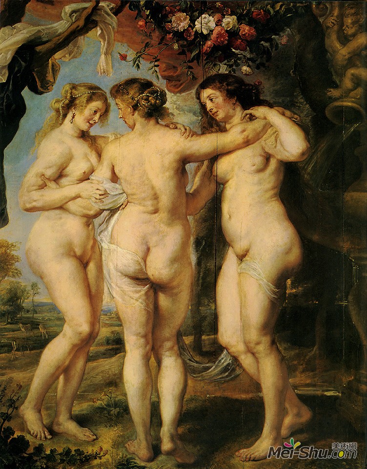 鲁本斯作品 优美三女神﹝The Three Graces﹞