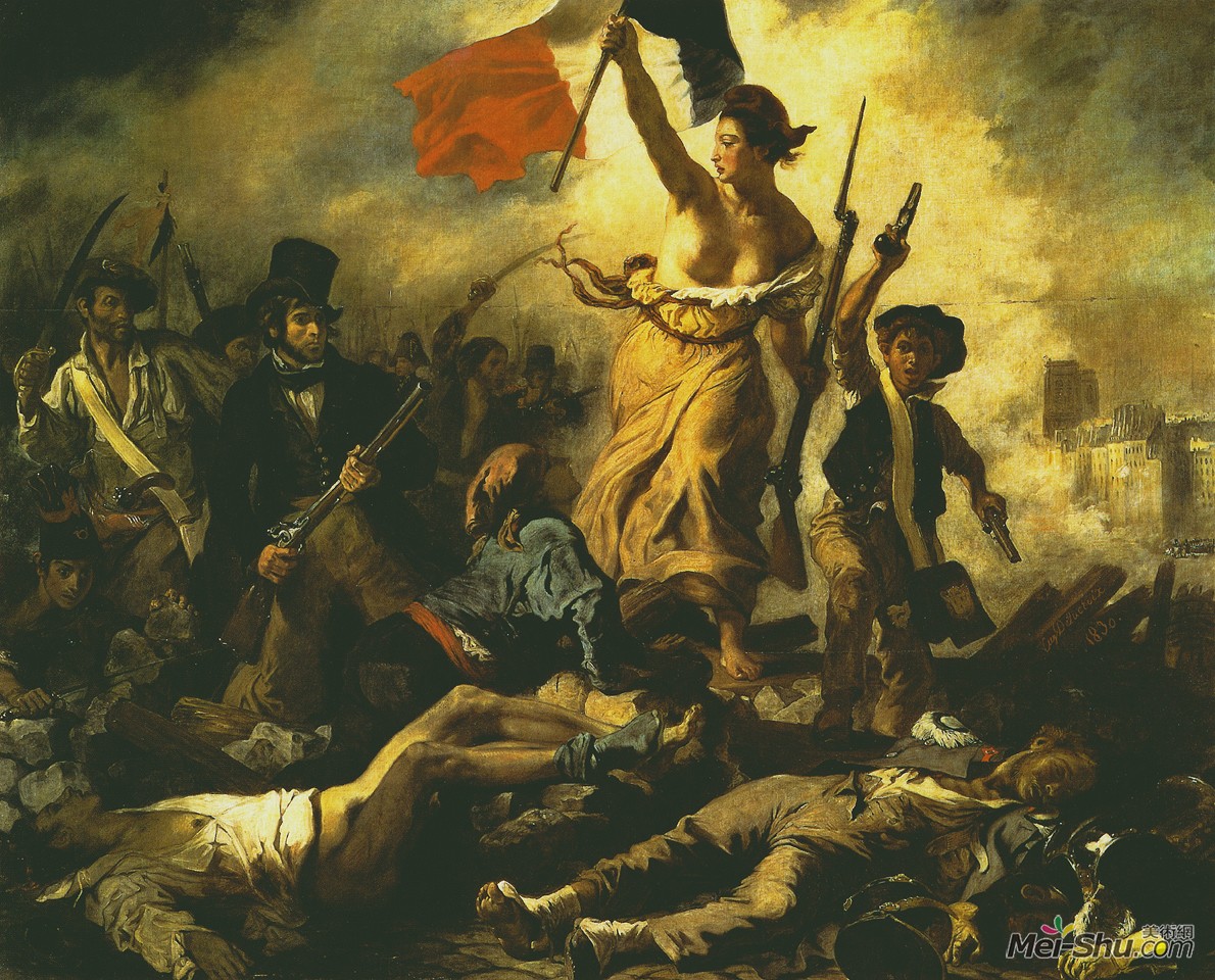 欧仁·德拉克罗瓦（Eugène Delacroix）作品 自由领导人民﹝Liberty Leading the People﹞