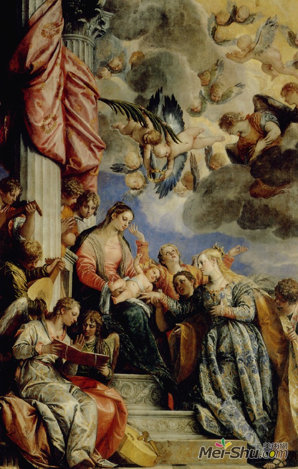 保罗·委罗内塞Paolo Veronese作品 圣凯萨琳的婚礼﹝The Marriage of St Catherine﹞