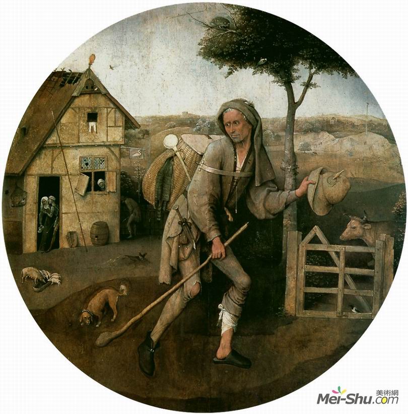 波希（Hieronymus Bosch）回头的行者﹝The Wayfarer﹞