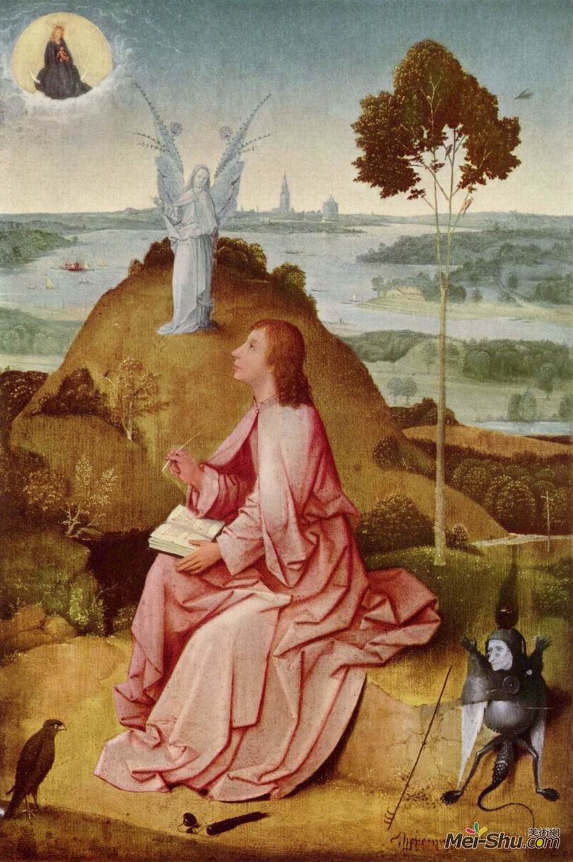 波希（Hieronymus Bosch）圣约翰在帕特摩斯﹝St. John on Patmos﹞