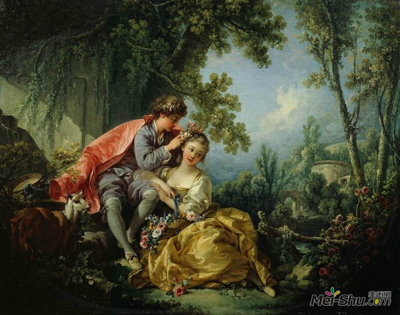 弗朗索瓦·布歇Francois Boucher作品 四季-春天