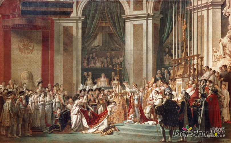 雅克-路易·大卫高清作品《拿破仑加冕》