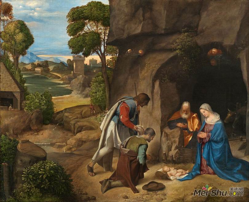 乔尔乔内Giorgione作品 牧羊人的朝拜﹝Adoration of the Shepherds﹞