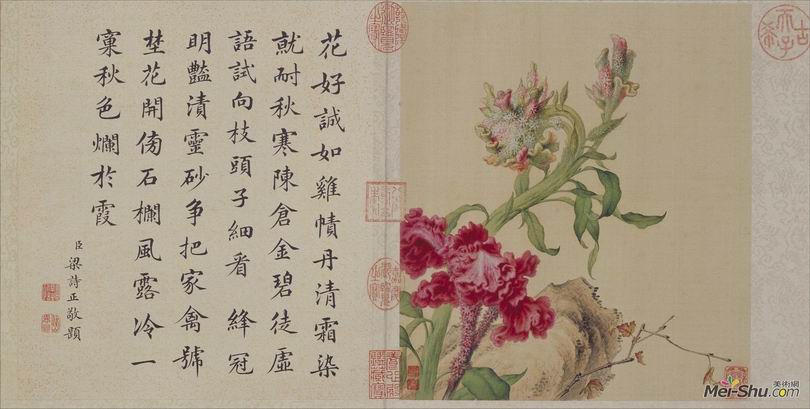 郎世宁《花鸟图册》北京故宫博物院藏8