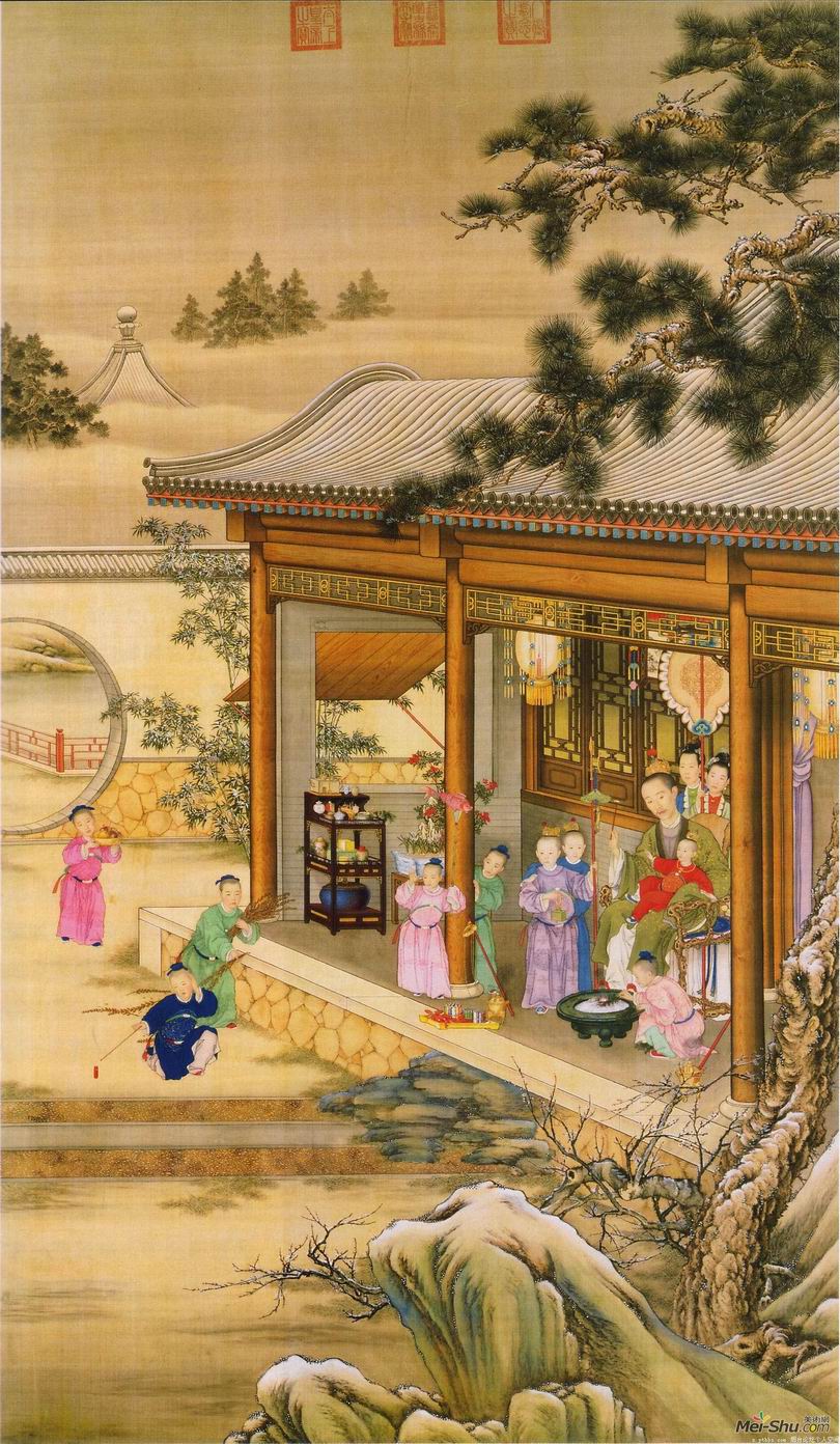郎世宁《乾隆行乐图》