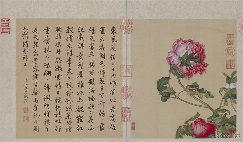 郎世宁《花鸟图册》北京故宫博物院藏2