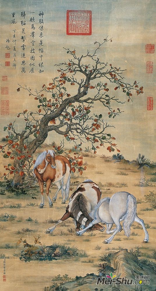 郎世宁《神骏图》